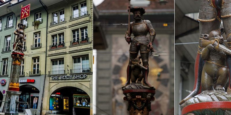 ตามล่าหาน้ำพุเก่าแก่ 11 จุดในเบิร์น Fountain in Bern