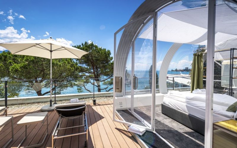 Sundeck Room ห้องพักบนดาดฟ้า ณ โรงแรม Eurotel, Montreux